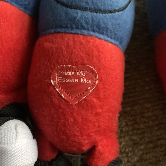 Just for Laughs Contagious Giggling Red Blue Happy Pill Plush *Works* LOT OF 3 - Picture 5 of 10